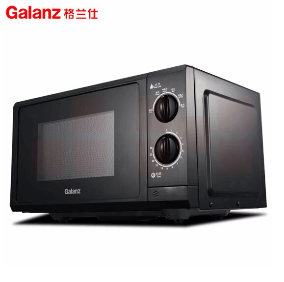 格兰仕 23L微波炉 P70F23P-G5(B0) 平板加热 机械旋钮式  黑色