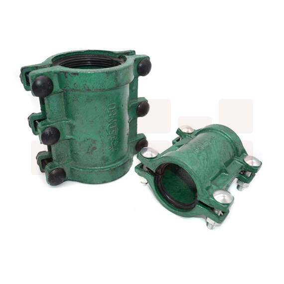 哈夫节抢修节堵漏器铸铁PE管抢修器补漏卡抱箍水管