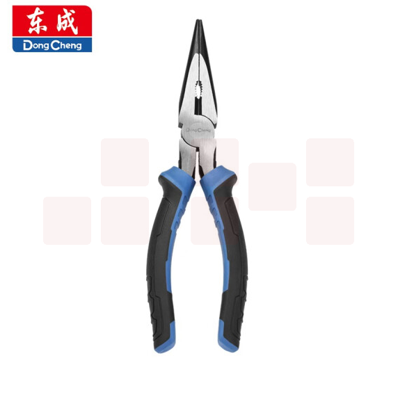 东成  手动工具尖嘴钳 斜嘴钳  尖嘴钳8寸200mm   货号：JC