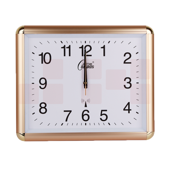 康巴丝 SZGD-2001J L-3智能电波钟挂钟金属时钟60*50cm