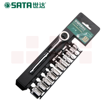 世达（SATA）13件6.3MM系列套筒组套货号09521