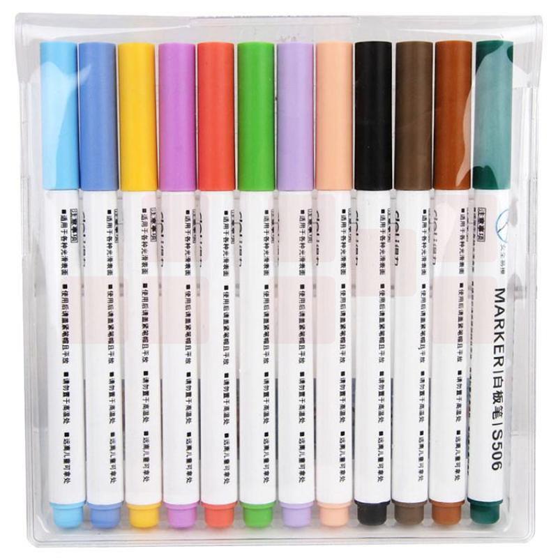 得力 S506 白板笔(混) 12色/袋  按袋销售