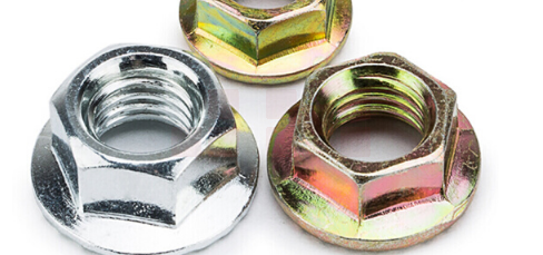 巨联（JULIAN）法兰螺母带垫锁紧螺母防滑螺帽六角法兰面螺母m5