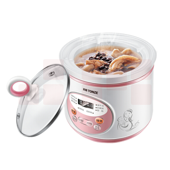 天际 DGD-12DD 宝宝煮粥锅 煲粥锅 自动婴儿辅食锅BB煲 电炖锅炖盅陶瓷  货号：WY