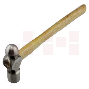 赛威 2.5P 元头锤圆头锤 奶子锤铁锤子大锤榔头锤圆头奶头锤钢锤工具锤榔头木柄