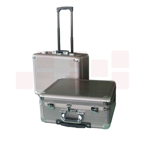 世达（SATA）铝合金拉杆箱24"/五金大号24寸多功能拉杆工具箱铝合金航空道具箱03621