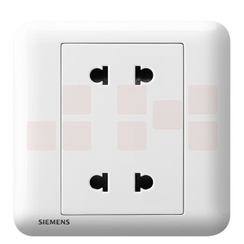 西门子(SIEMENS)开关插座皓睿10A四孔插座 玉釉白