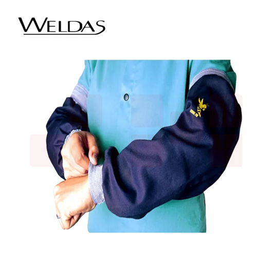 威特仕 33-8416雄蜂王海军蓝阻燃棉电焊耐磨套袖手袖41cm长阻燃套袖