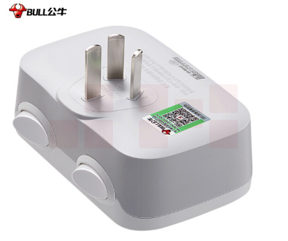 公牛（BULL）GN-9323 10A 分控一转二 插头转换器/无线扩展插座