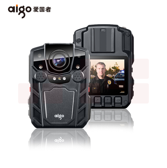 爱国者（aigo）DSJ-R7+  128G 执法记录仪 1296P高清红外夜视可换电池加密录音加强激光定位 货号：WY