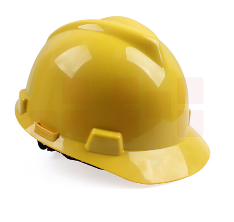 梅思安10172880- 黄色帽衬分离款V-Gard ABS标准型安全帽工地防护防砸防坠落