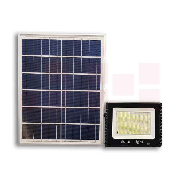 威诺华 200W 亮友太阳能投光灯 光控+时控+遥控 IP65