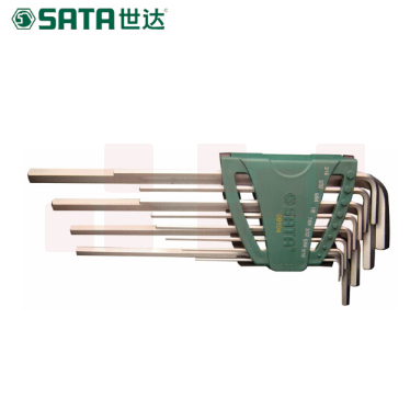 世达（SATA）12件英制特长内六角扳手组套 货号09104