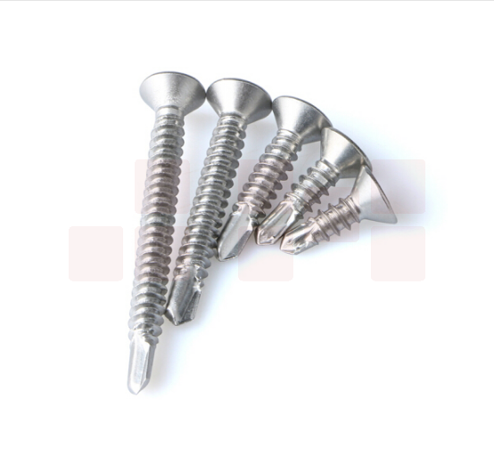 火豹 4.2mm*25平头燕尾螺丝镀锌自攻自钻（1000个/盒）