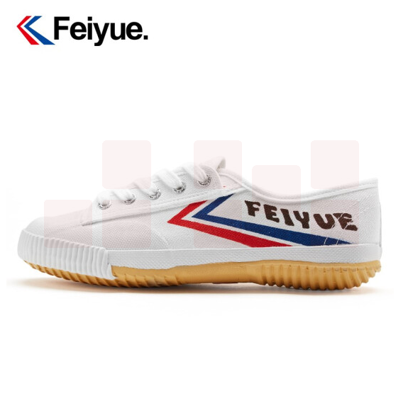 飞跃（Feiyue） 经典低帮帆布鞋 跑步鞋  透气白鞋 白色  货号：YC