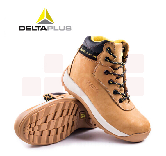 代尔塔  301912-米色传奇系列S3高帮安全鞋 防水防砸防刺穿