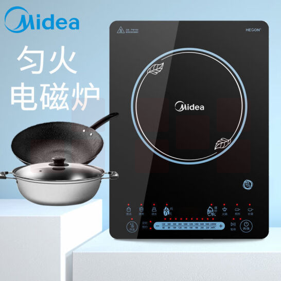 美的 电磁炉家触摸电磁炉 C21-RT2170 黑色