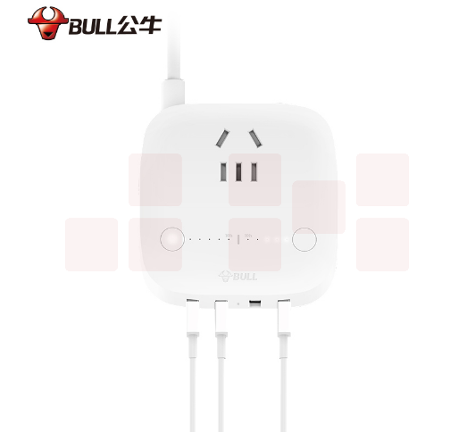 公牛 GN-U201T 1.5米接线板USB定时充(新国标）