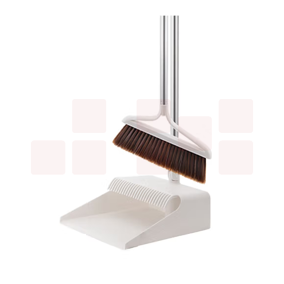 妙洁 梳齿型扫帚簸箕套装 扫地扫头发 扫帚畚箕组合两件套