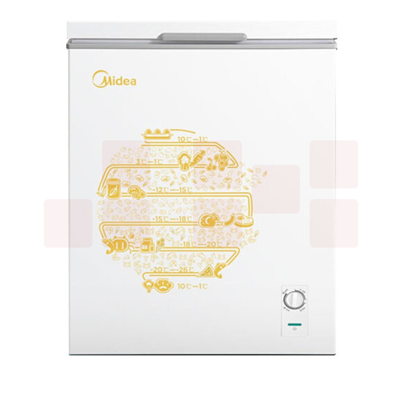美的（Midea）BD/BC-101KM卧式冰柜 冷藏冷冻冷柜 家用小冰柜