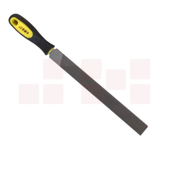 上海沪工 6寸  细齿 平板锉  带锉把