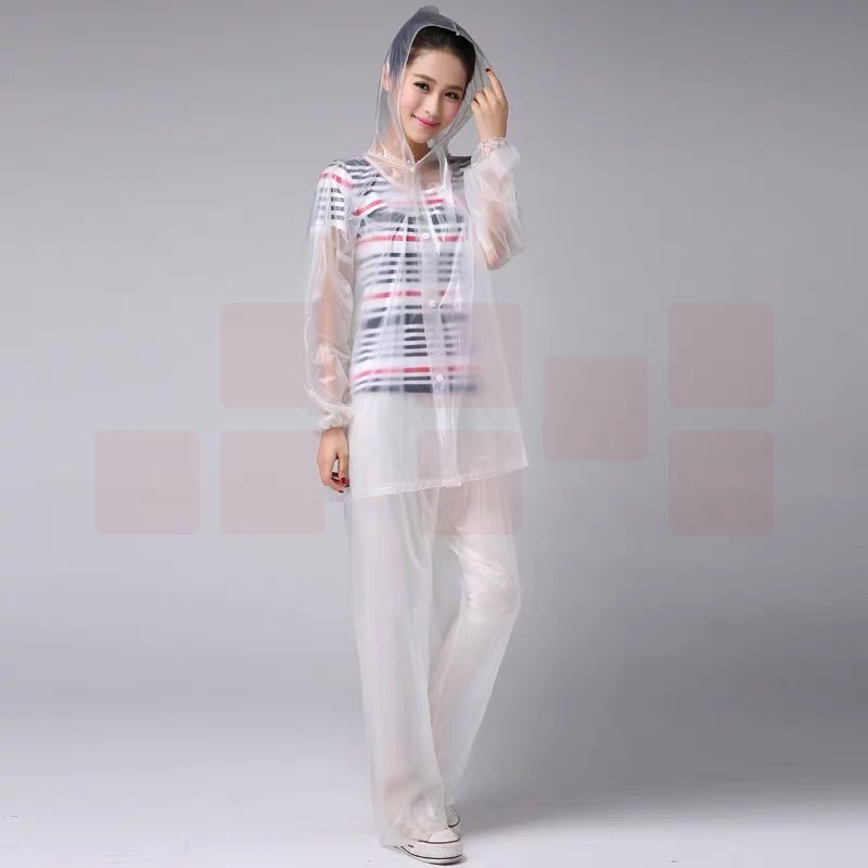 成人分体雨衣薄款防风套装 均码适合160--175cm