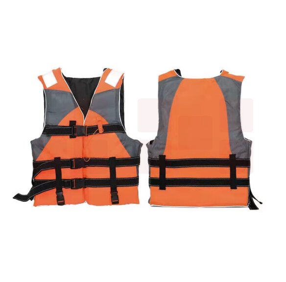 成人救生衣 浮力游泳衣 带反光条  均码  货号：LJ