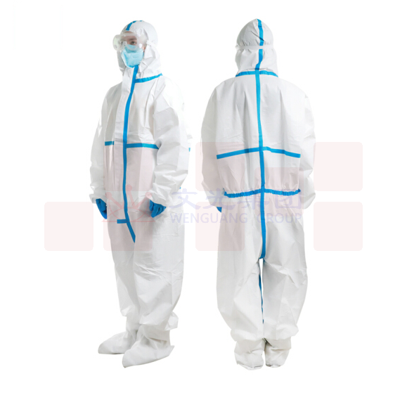 稳健 一次性防护服 隔离服 带脚套