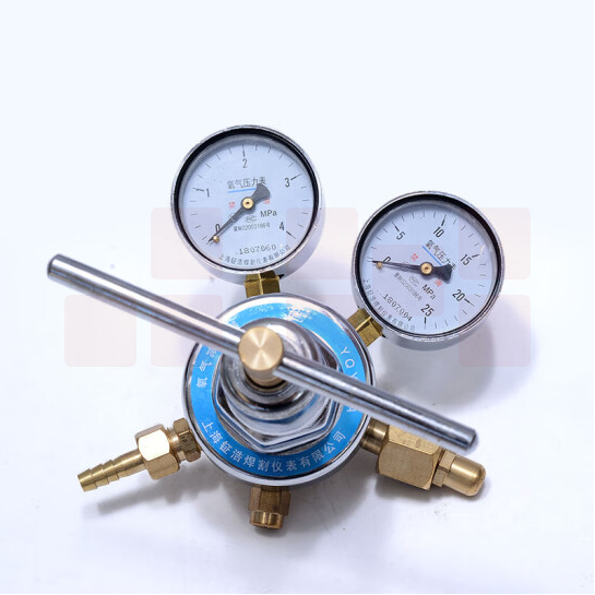 氧压表  氧气专用 禁油 压力表2.5Mpa  货号：JC