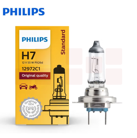 飞利浦   汽车卤素大灯 H7灯泡  55W