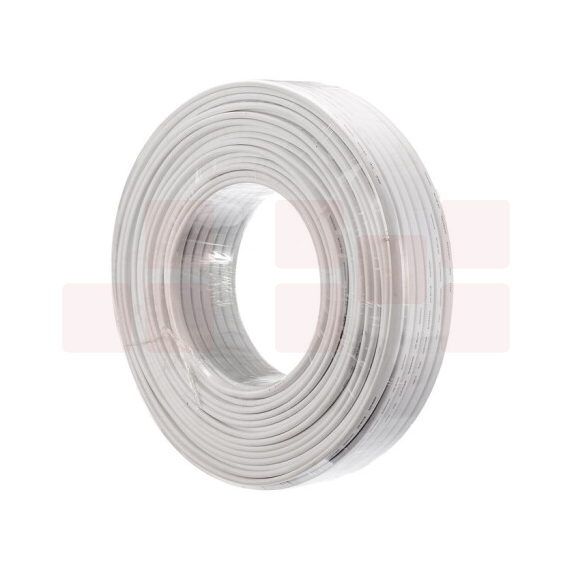 金山 RVV 2*2.5 100米/盘 国标白色护套线