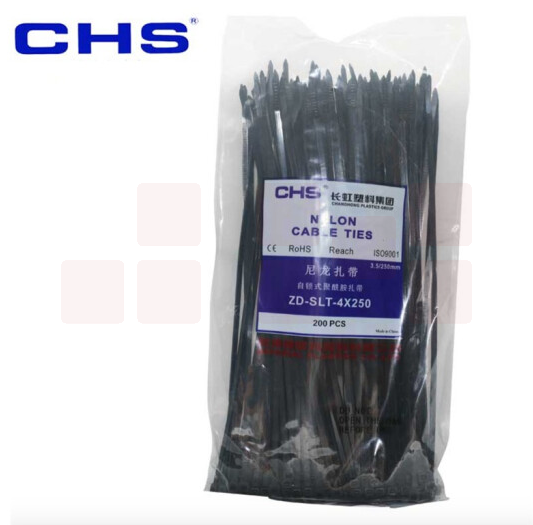 尼龙扎带(黑色)	10*500MM（200个）