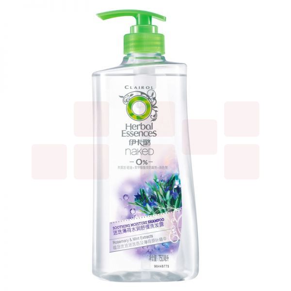 伊卡璐 无硅油 洗发水 750ml 迷迭薄荷水润舒缓