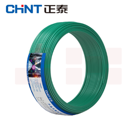 正泰 BV-2.5平方 单芯单股 塑铜线 绿色 100米/盘