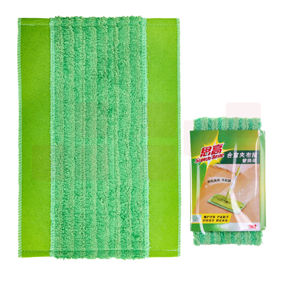 3M思高 F5夹布平板拖把原装替换布 1片装