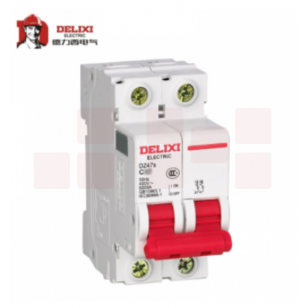 德力西  DZ47S 2P C型 40A  断路器空气开关