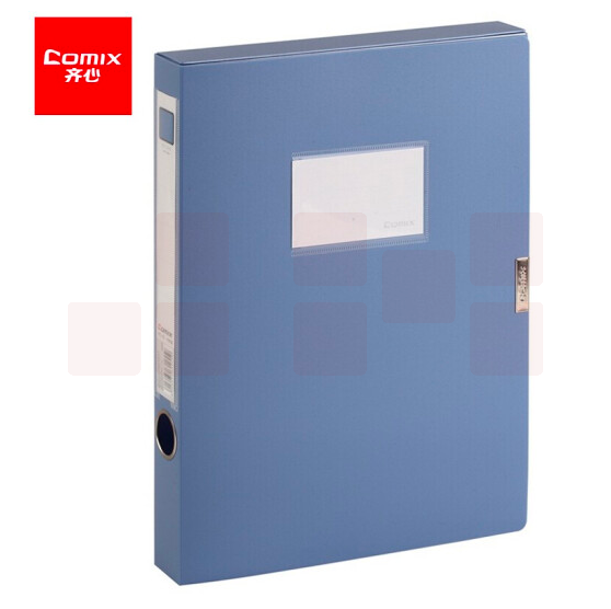 齐心 HC-35档案盒238*320*35mm (单位:个)（混色）