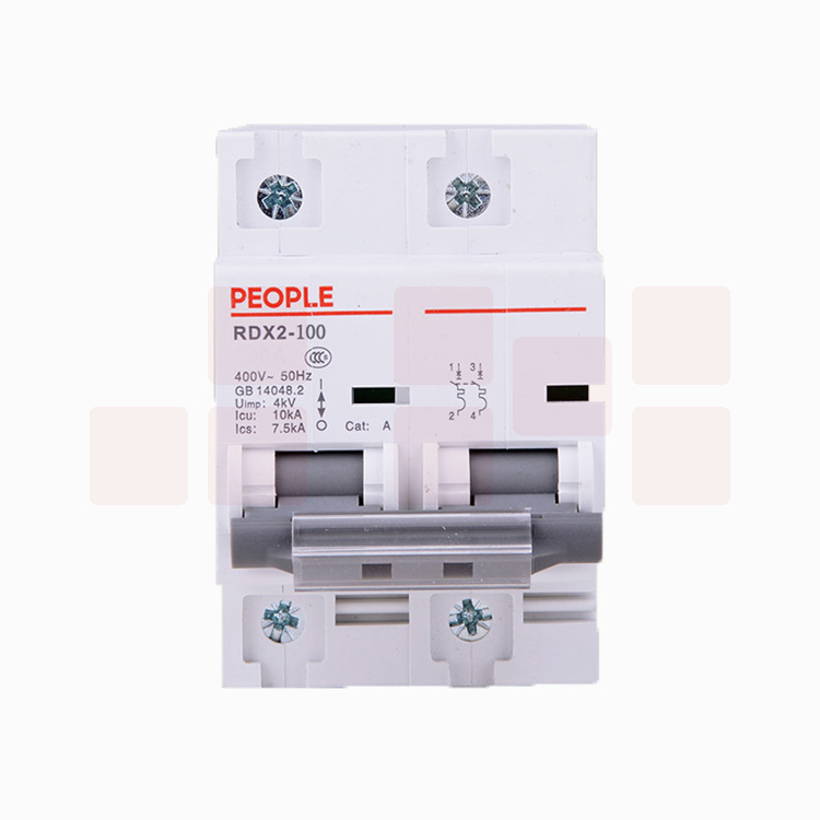 人民电器 断路器 RDX2-100（100A／2P）大功率断路器