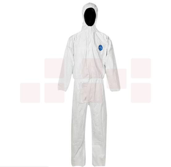 杜邦 连体防护服双面料400D透气实验室防尘带头罩不带脚套XXL