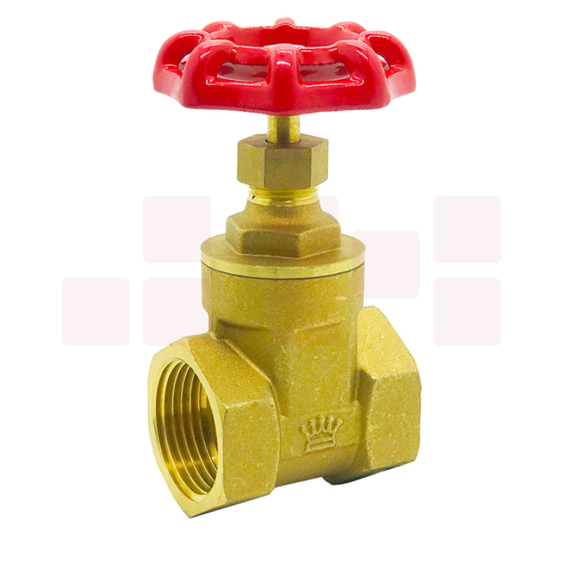 皇冠 DN15 通径铜闸阀 4分重型闸板阀2001