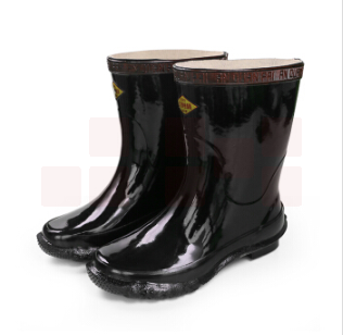 双安 中筒电工鞋 绝缘胶鞋 安全鞋工矿靴 长筒雨靴 35 KV（号码请备注）