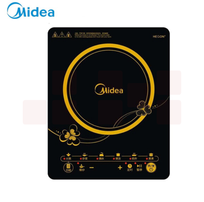 美的 电磁炉家用爆炒触摸屏电池炉电炒灶 RT2160