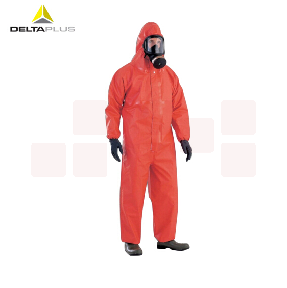 代尔塔  401020 CSM Hypalon 液密中型防化服 COMBI71防火防渗透  均码