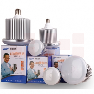 铭壹（MYMY11）MMG02-E27/15W/6500K LED蘑菇泡灯泡高亮球泡大功率灯泡