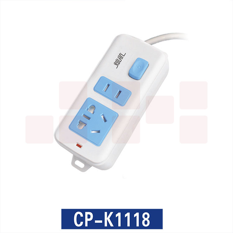 灿航 CP-K1118X/1.6米多位插座（一开+1个五孔+1个二孔