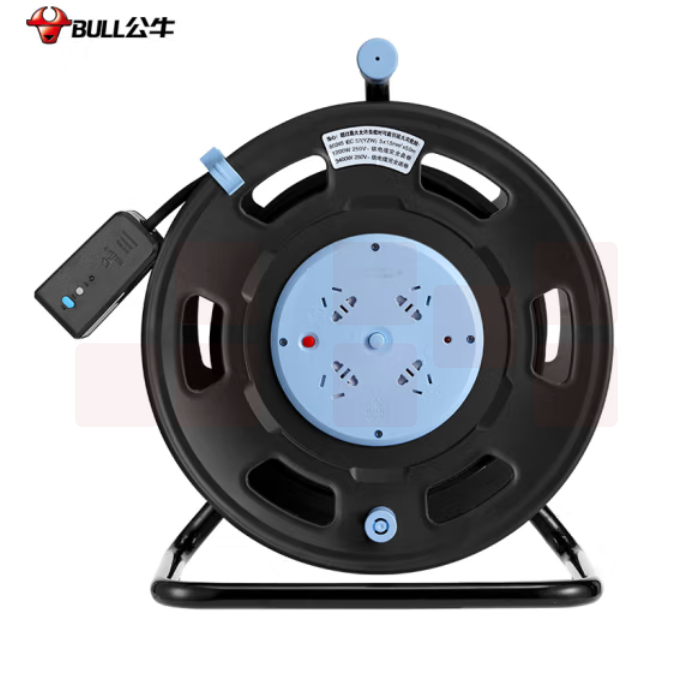 公牛 绕线器GN-806DN 30米线 2.5MM² 线轴 过热保护漏电保护16A大功率电缆卷盘插座/插排