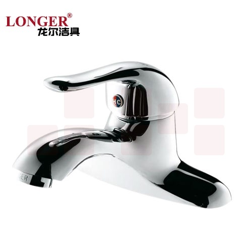 双孔面盆龙头洗脸盆冷热水龙头    LE-9171