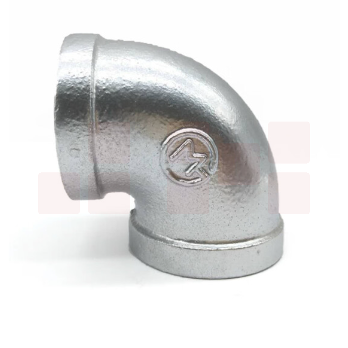 赣玛 玛钢国标弯头90° DN32 通径弯头 1.2寸弯头