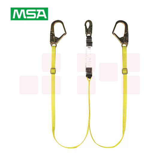 梅思安/MSA 10106906双腿吸震绳 66mm开口挂钩