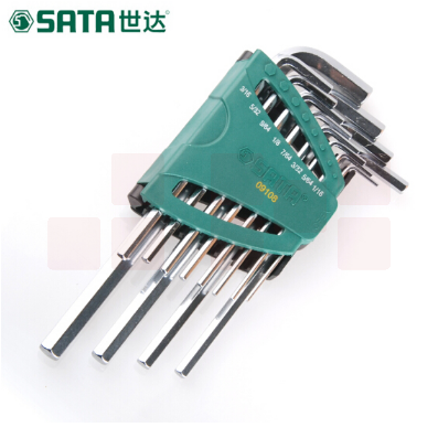 世达  12件英制加长内六角扳手组套 09108